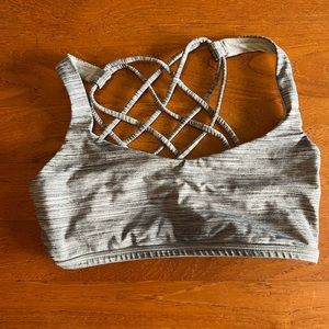 Lululemon free to be sports bra space grey